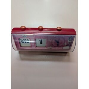 Vtg Diddlina Mouse Thomas Goletz Cartoon Clock Depeche Germany Flip Calendar